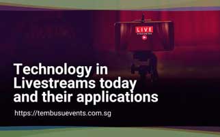 Technology in Livestreams today and their applications