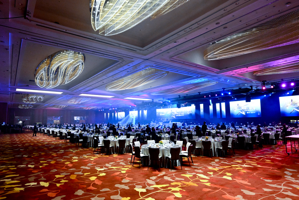 Professional event setup managed